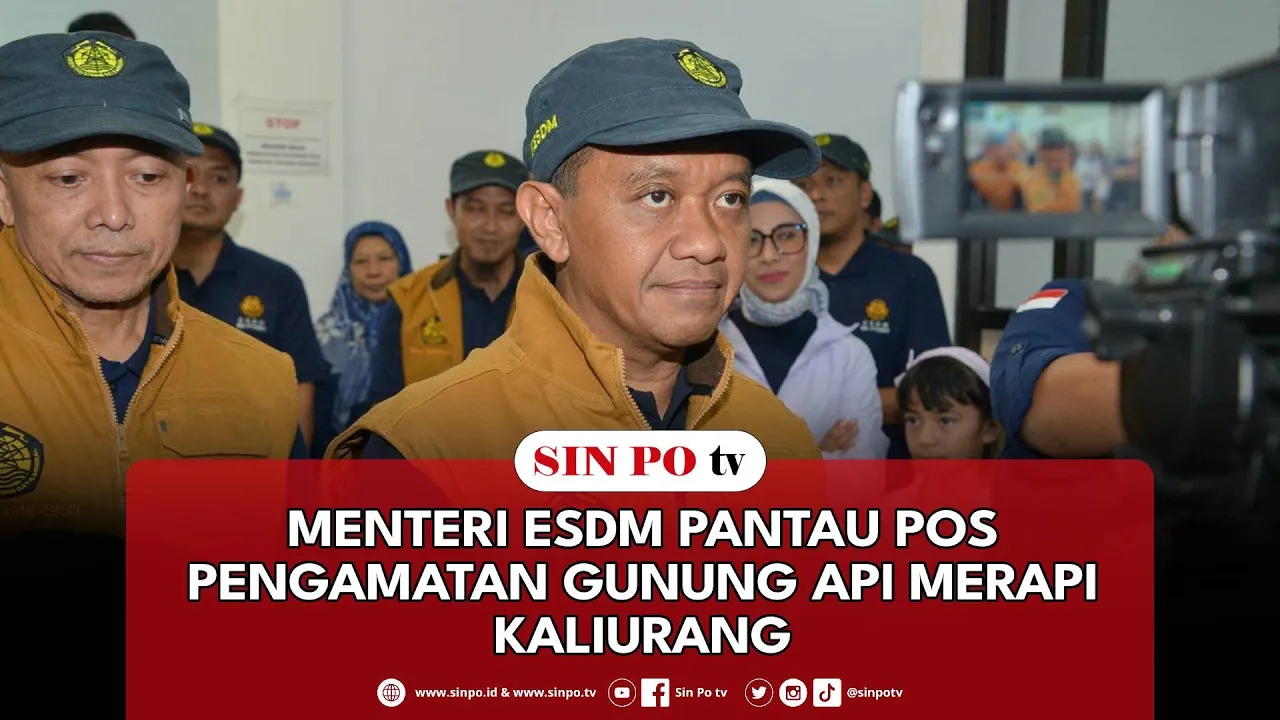Menteri ESDM Pantau Pos Pengamatan Gunung Api Merapi Kaliurang