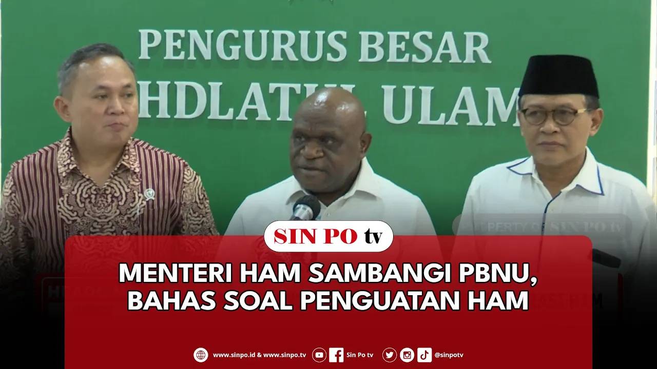 Menteri HAM Sambangi PBNU, Bahas soal Penguatan HAM