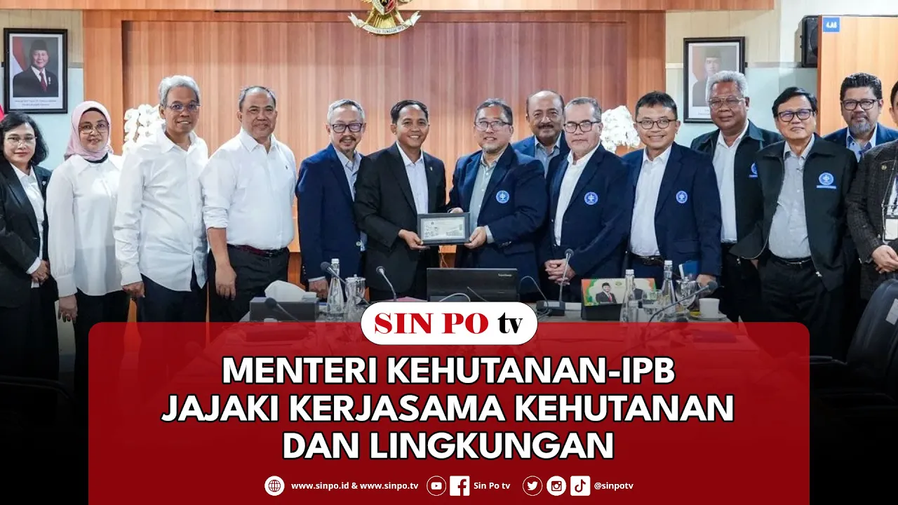 Menteri Kehutanan-IPB Jajaki Kerjasama Kehutanan Dan Lingkungan