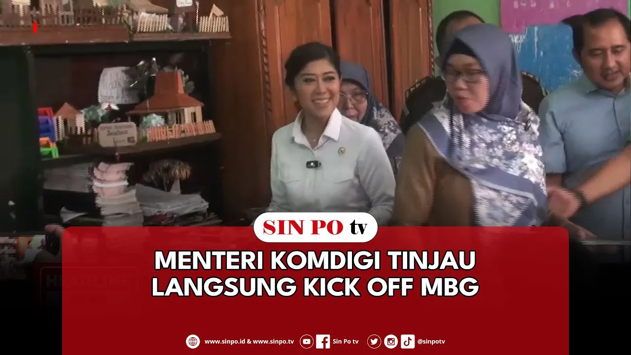 Menteri Komdigi Tinjau Langsung Kick Off MBG