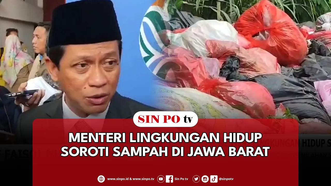 Menteri Lingkungan Hidup Soroti Sampah Di Jawa Barat