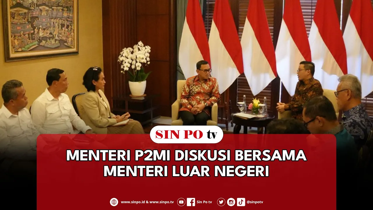 Menteri P2MI Diskusi Bersama Menteri Luar Negeri