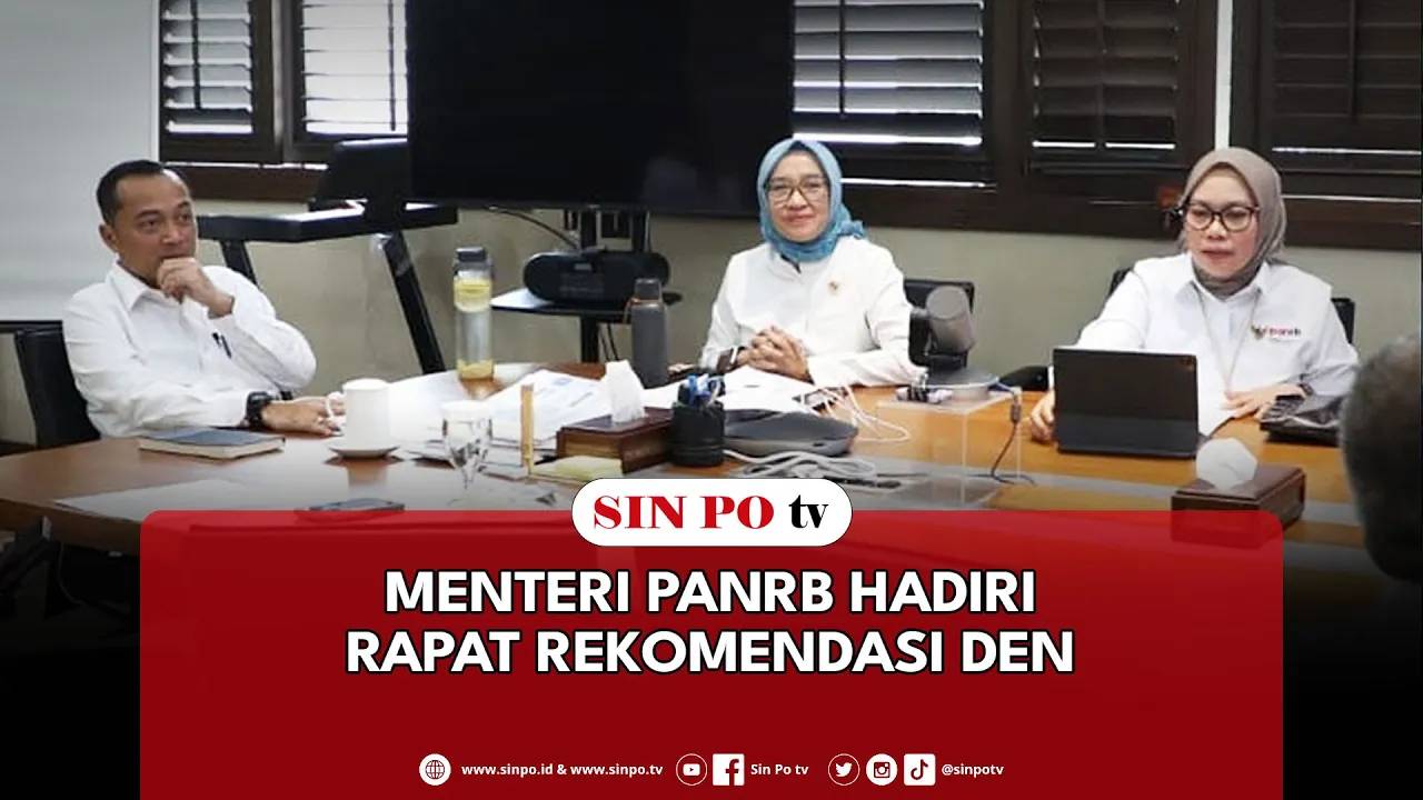 Menteri PANRB Hadiri Rapat Rekomendasi DEN