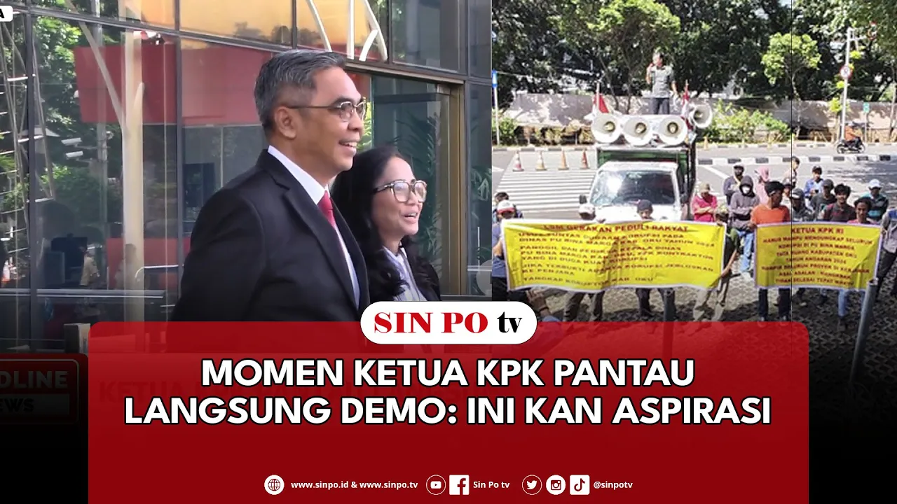 Momen Ketua KPK Pantau Langsung Demo: Ini Kan Aspirasi