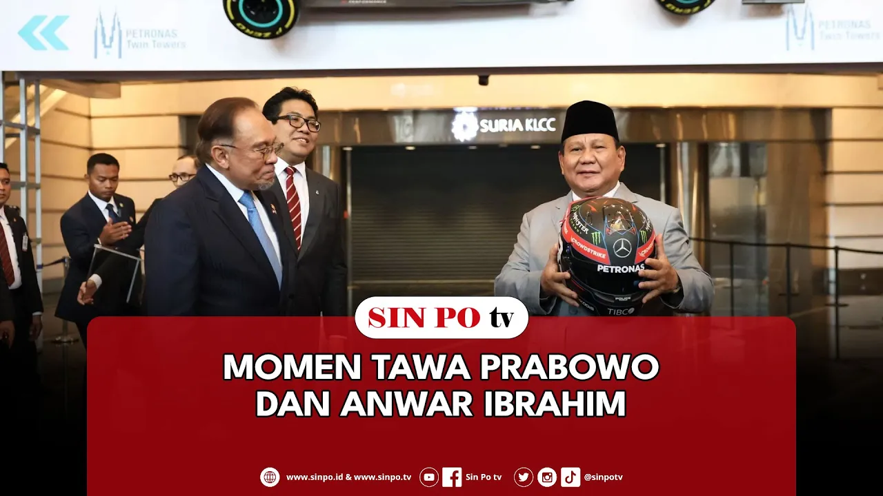 Momen Tawa Prabowo Dan Anwar Ibrahim