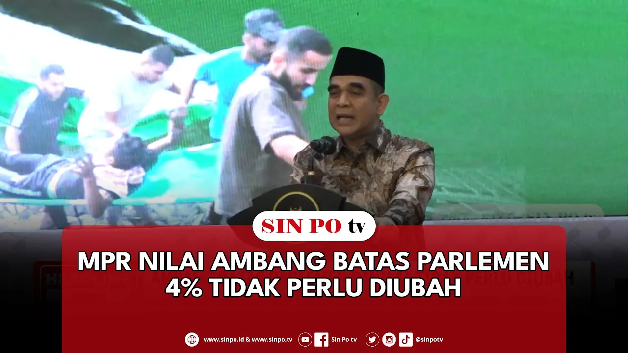 MPR Nilai Ambang Batas Parlemen 4% Tidak Perlu Diubah