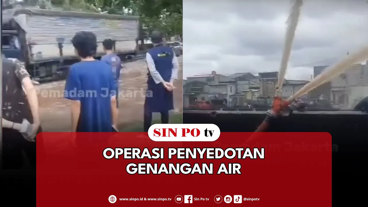 Operasi Penyedotan Genangan Air