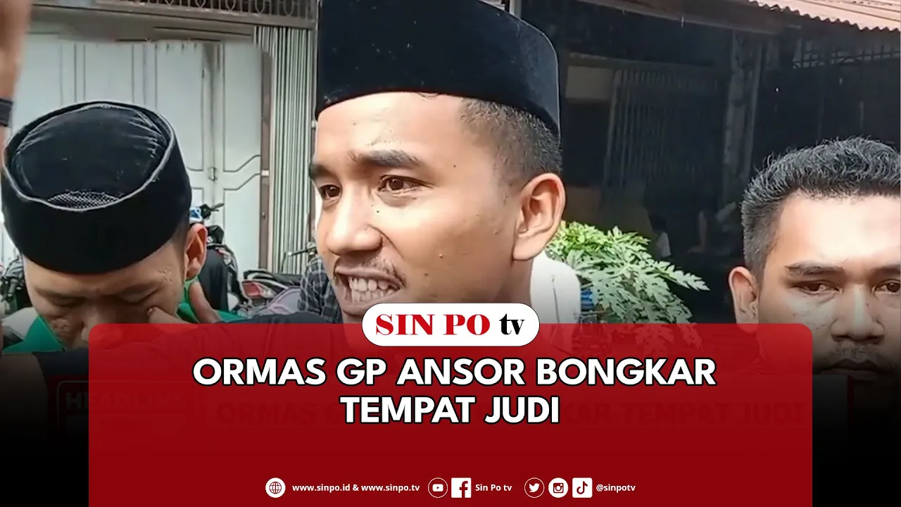 Ormas GP Ansor Bongkar Tempat Judi