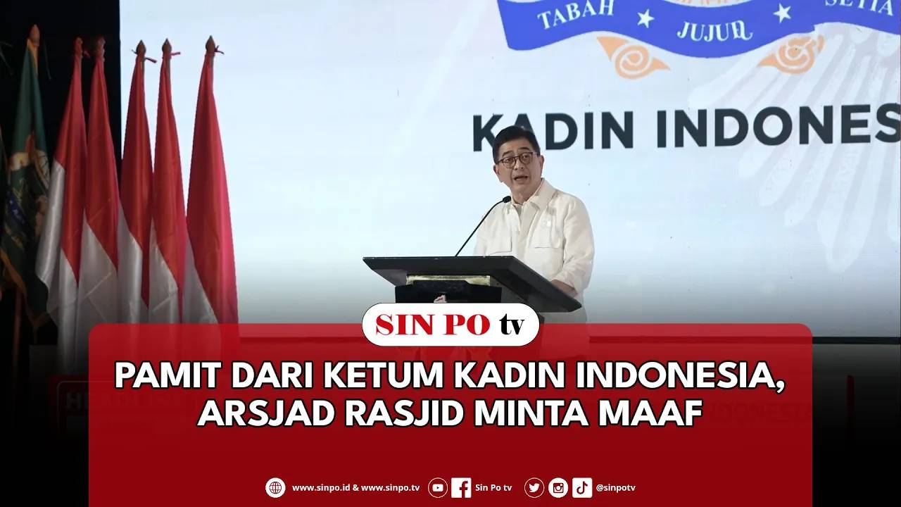 Pamit Dari Ketum Kadin Indonesia, Arsjad Rasjid Minta Maaf