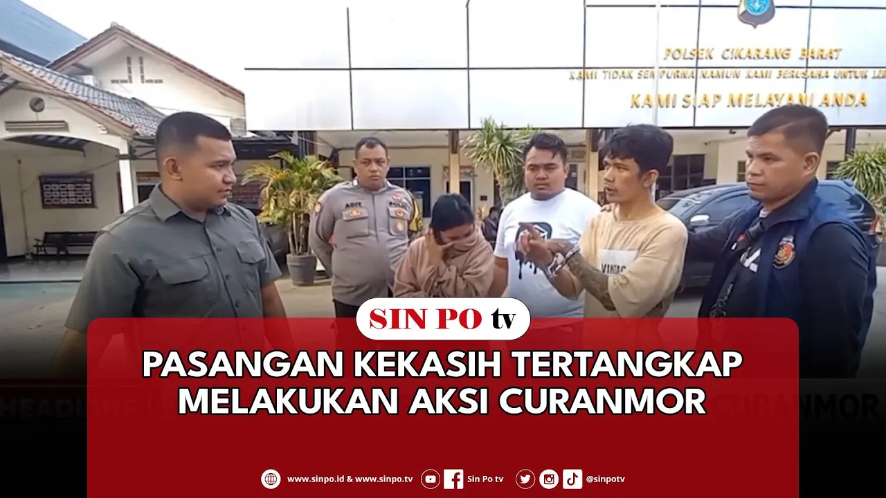 Pasangan Kekasih Tertangkap Melakukan Aksi Curanmor