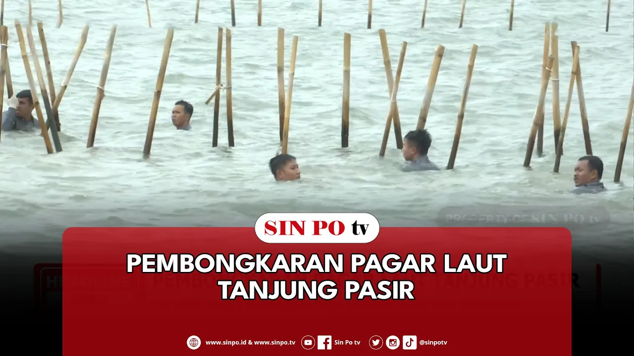 Pembongkaran Pagar Laut Tanjung Pasir