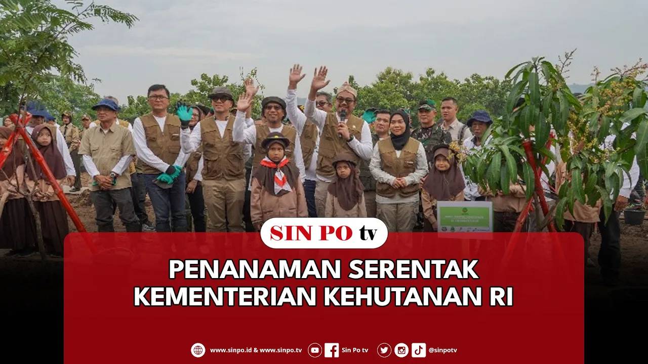 Penanaman Serentak Kementerian Kehutanan RI