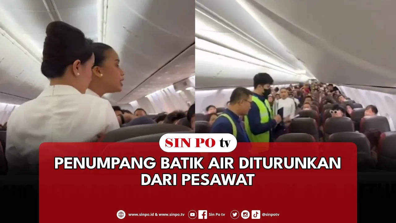 Penumpang Batik Air Diturunkan Dari Pesawat