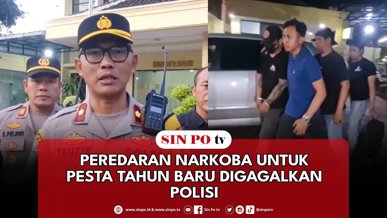 Peredaran Narkoba Untuk Pesta Tahun Baru Digagalkan Polisi