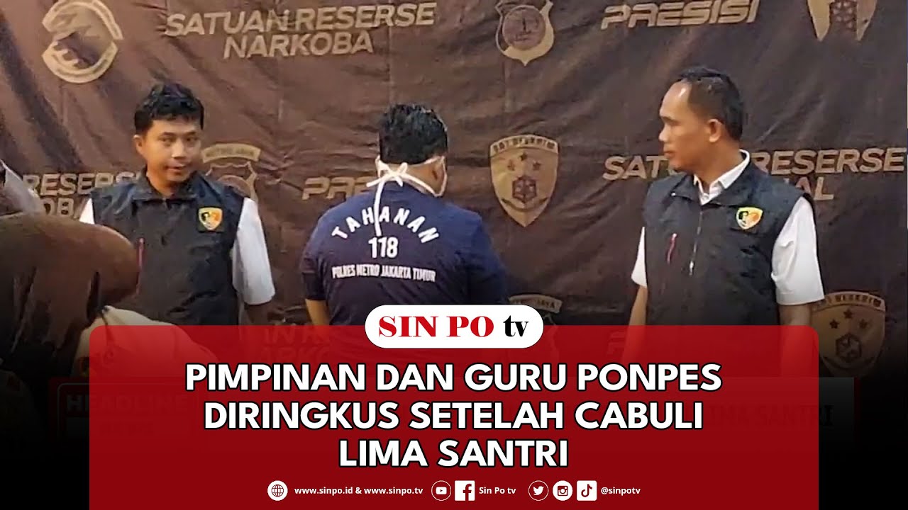 Pimpinan Dan Guru Ponpes Diringkus Setelah Cabuli Lima Santri