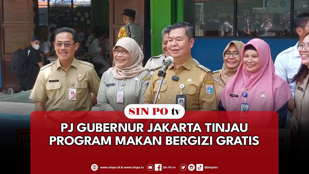 Pj Gubernur Jakarta Tinjau Program Makan Bergizi Gratis