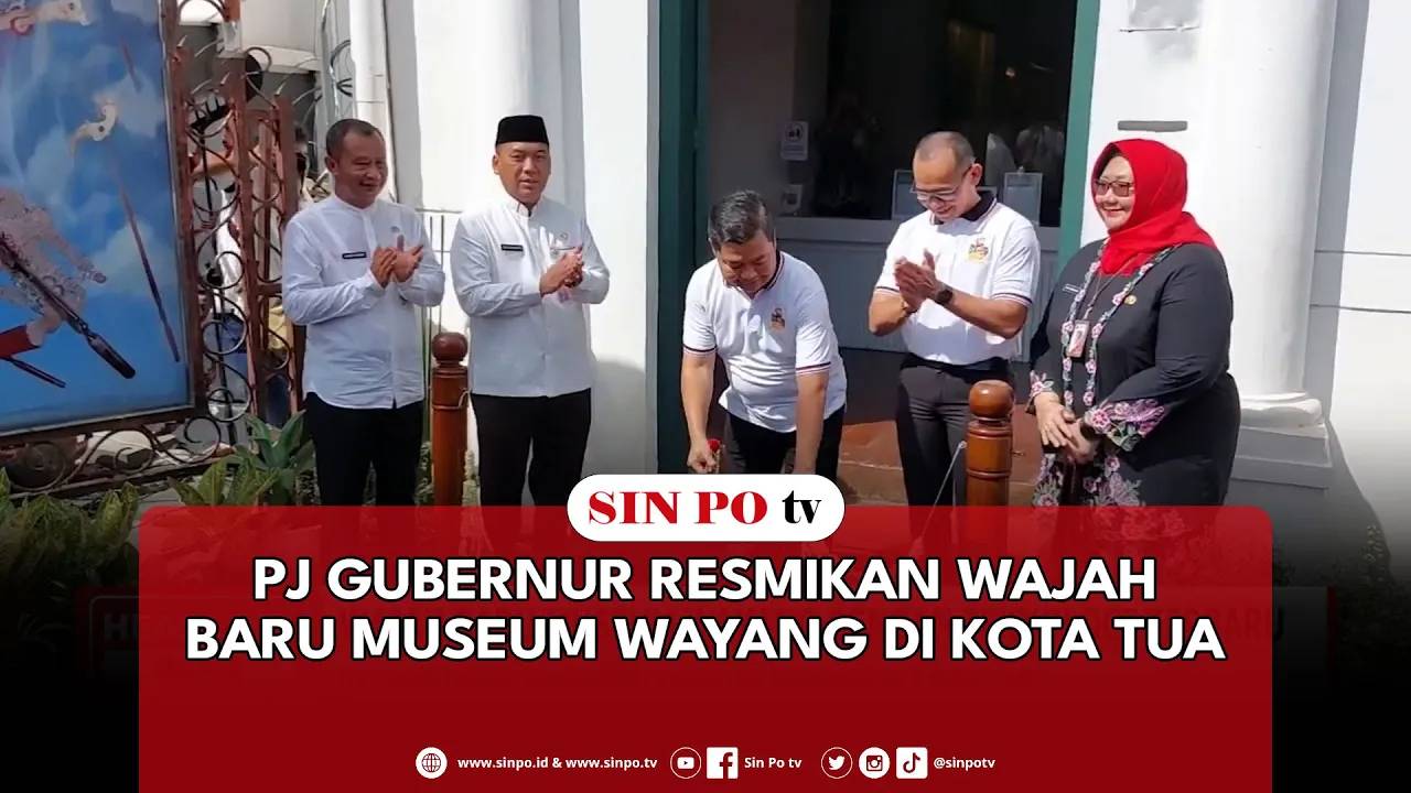 Pj Gubernur Resmikan Wajah Baru Museum Wayang Di Kota Tua