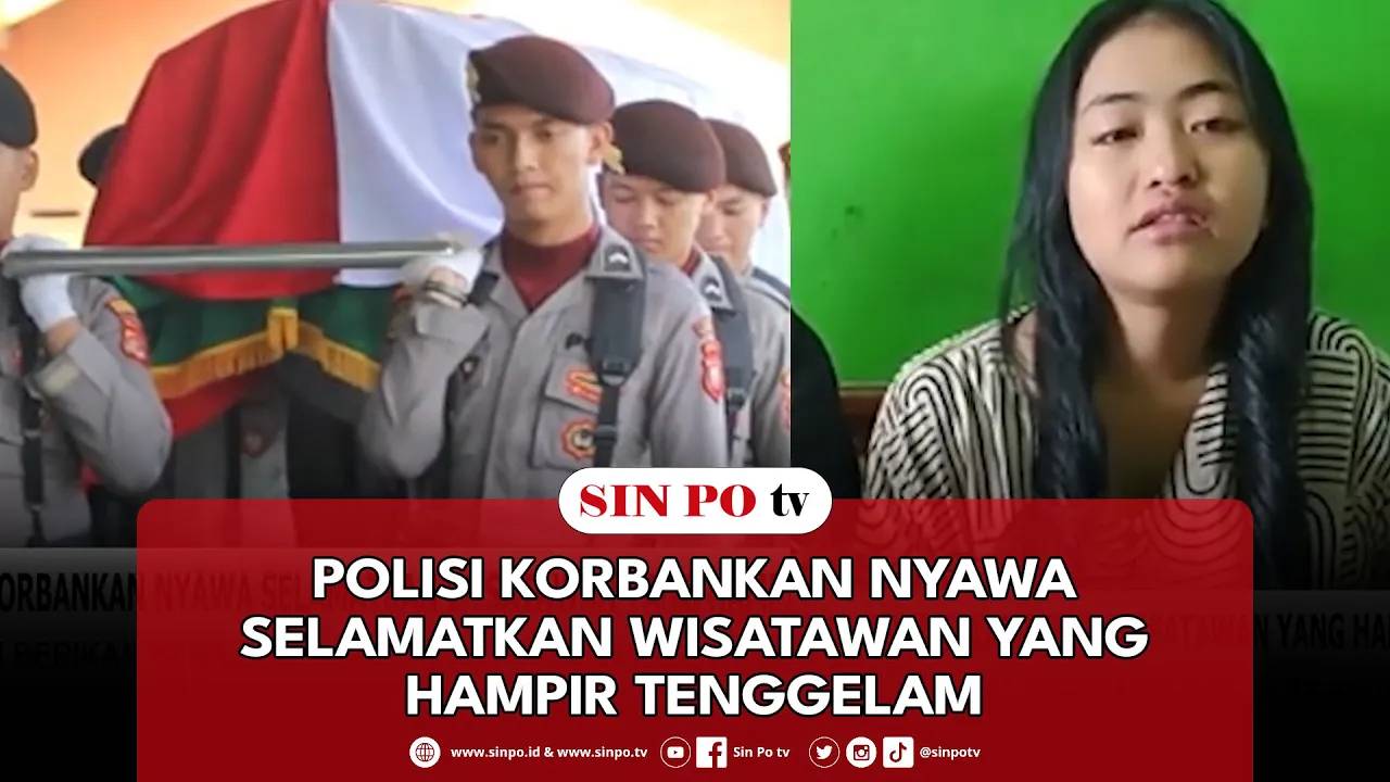 Polisi Korbankan Nyawa Selamatkan Wisatawan Yang Hampir Tenggelam