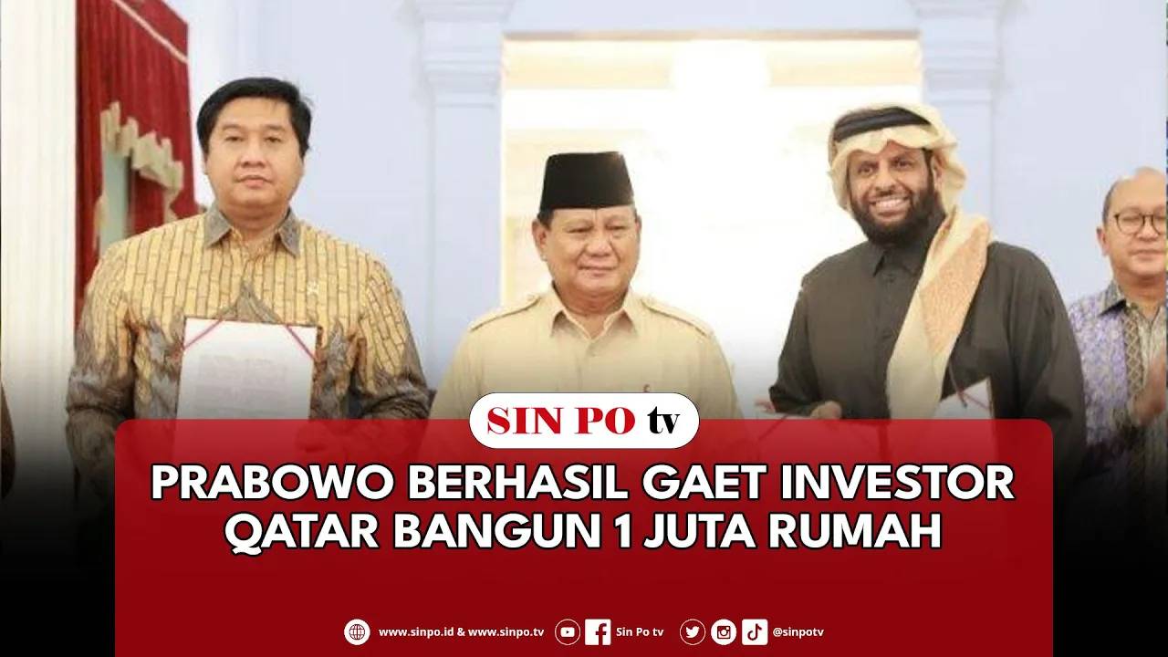 Prabowo Berhasil Gaet Investor Qatar Bangun 1 Juta Rumah