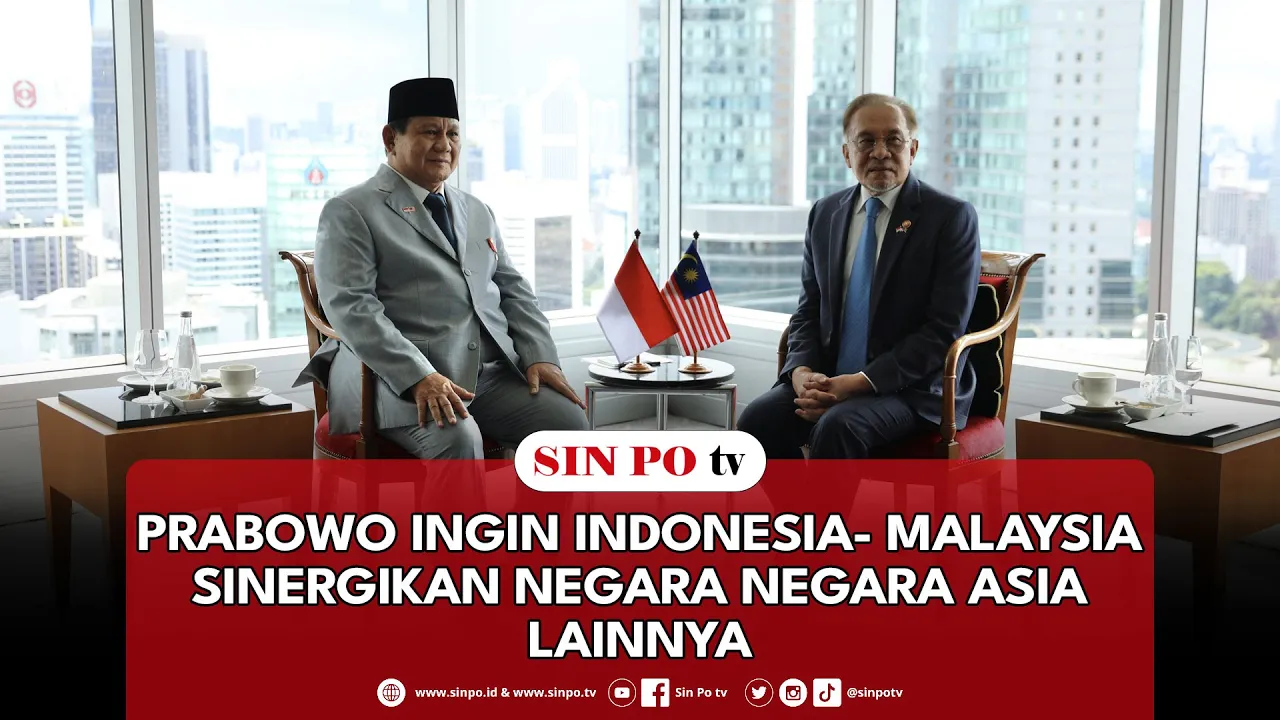 Prabowo Ingin Indonesia - Malaysia Sinergikan Negara-negara Asia Lainnya
