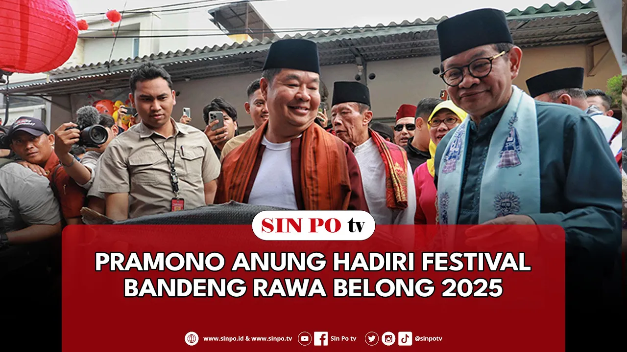 Pramono Anung Hadiri Festival Bandeng Rawa Belong 2025