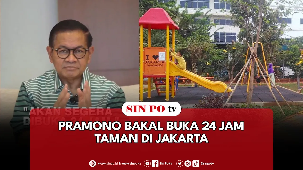 Pramono Bakal Buka 24 Jam Taman Di Jakarta