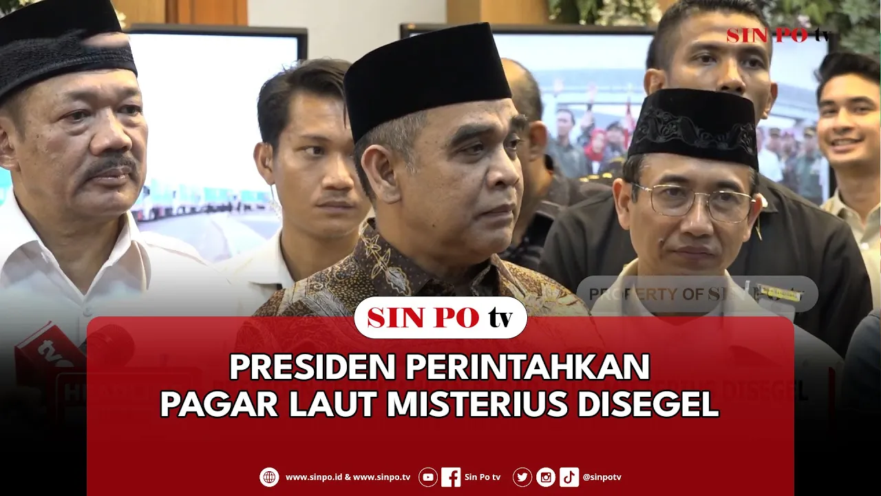 Presiden Perintahkan Pagar Laut Misterius Disegel