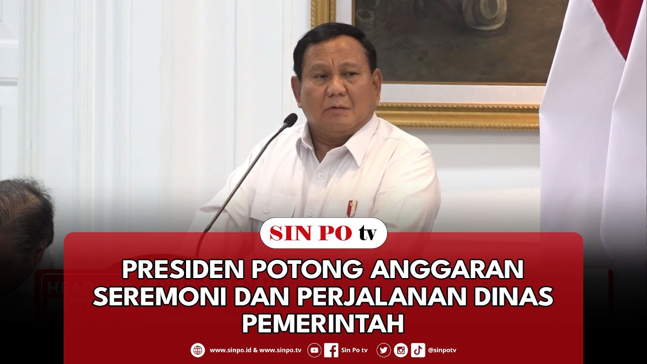 Presiden Potong Anggaran Seremoni Dan Perjalanan Dinas Pemerintah