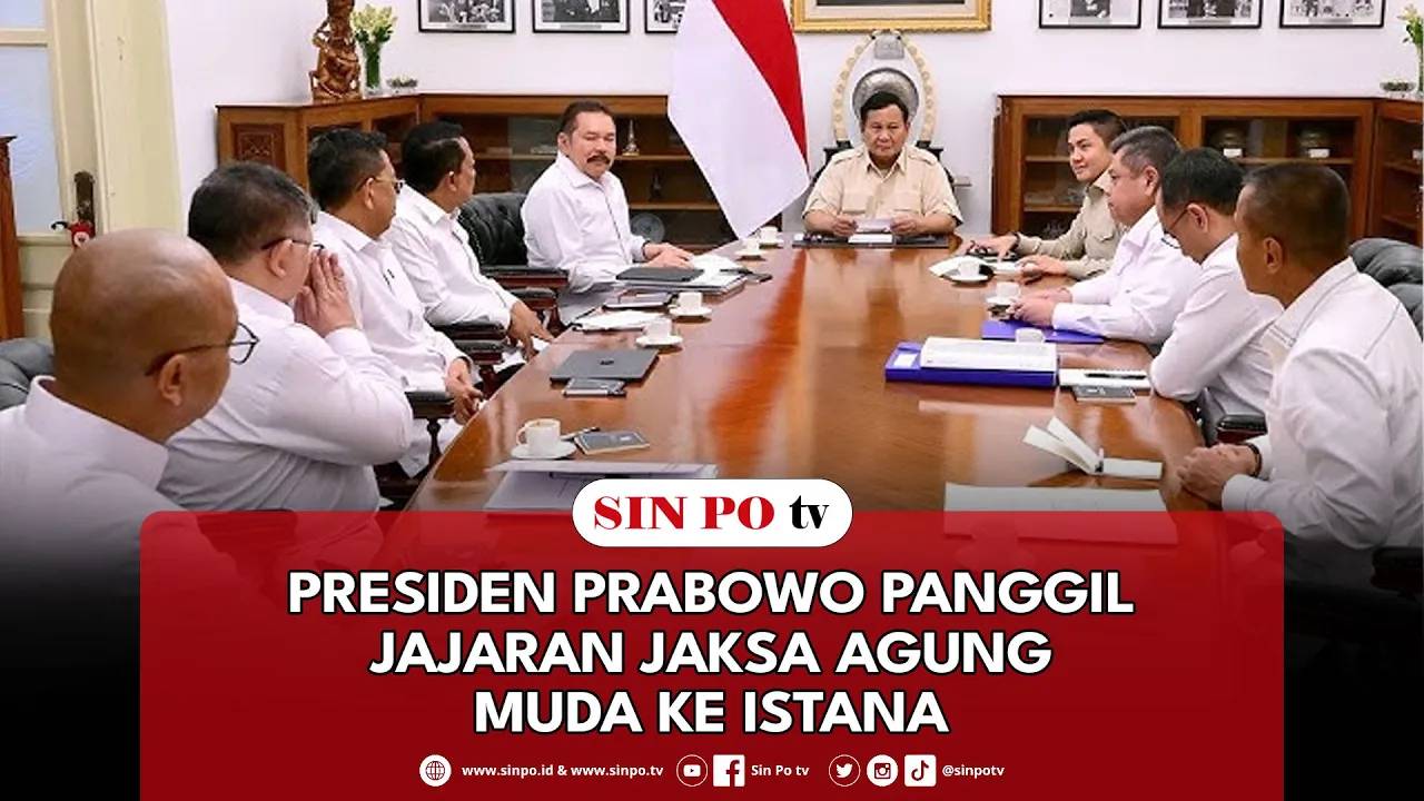 Presiden Prabowo Panggil Jajaran Jaksa Agung Muda Ke Istana