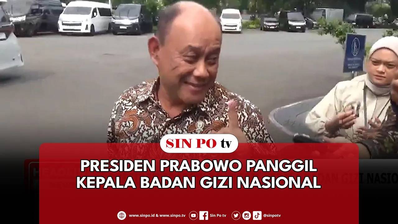 Presiden Prabowo Panggil Kepala Badan Gizi Nasional