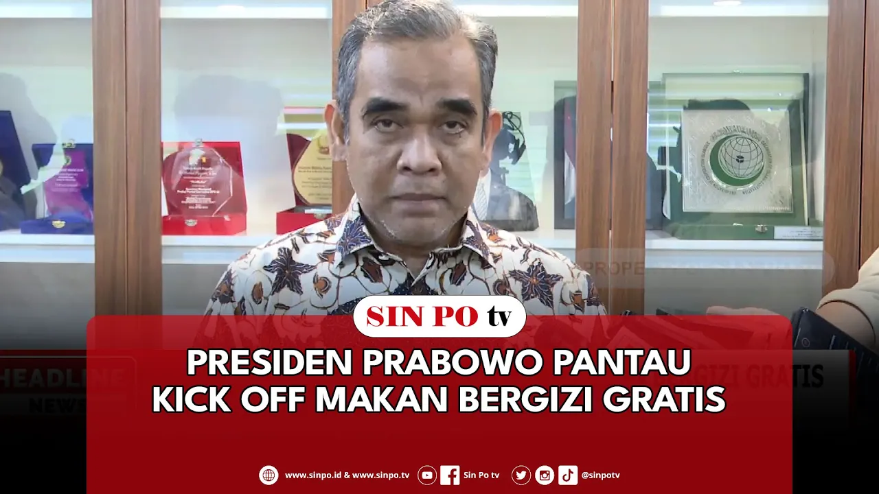 Presiden Prabowo Pantau Kick Off Makan Bergizi Gratis