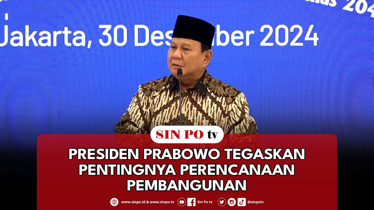 Presiden Prabowo Tegaskan Pentingnya Perencanaan Pembangunan