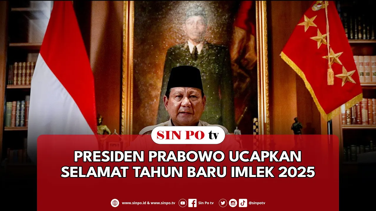 Presiden Prabowo Ucapkan Selamat Tahun Baru Imlek 2025