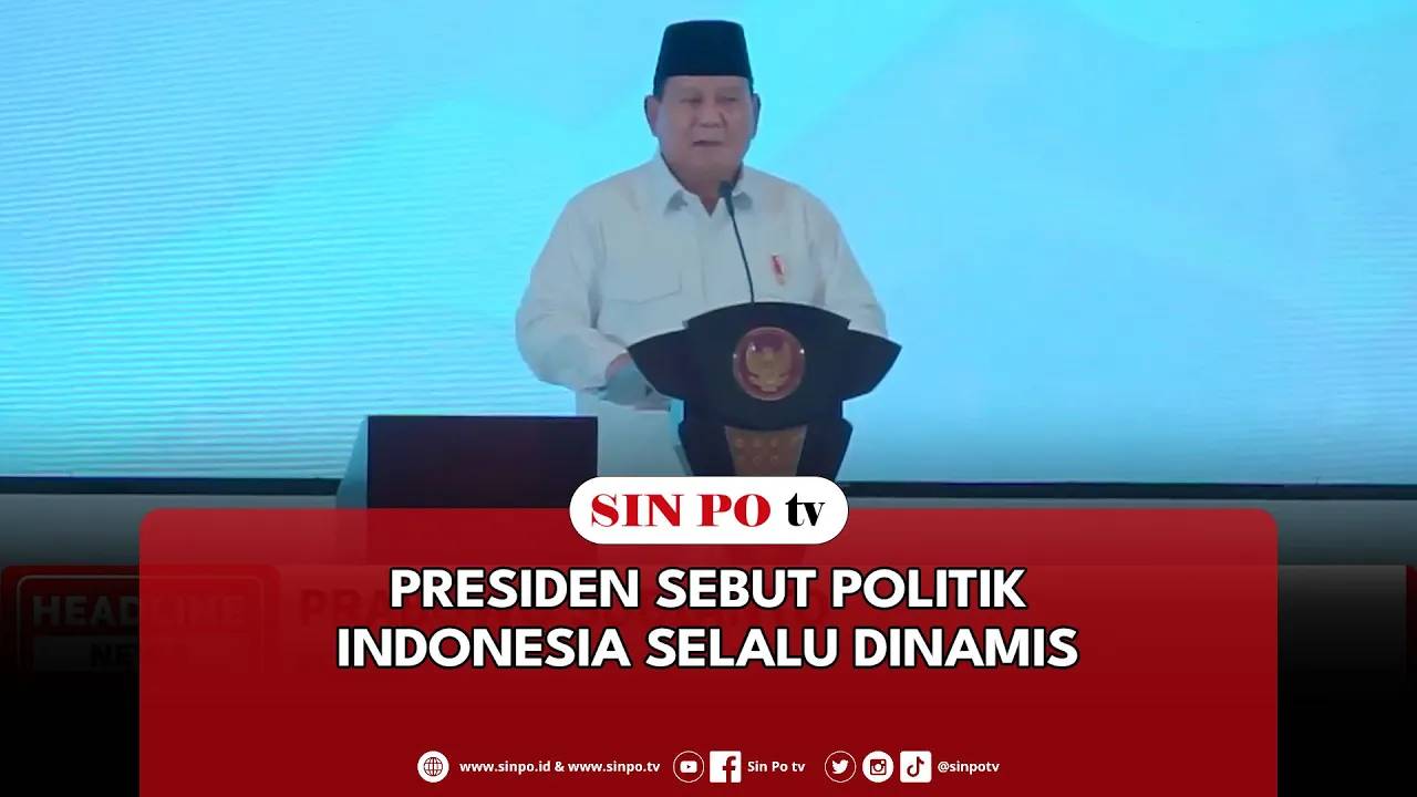 Presiden Sebut Politik Indonesia Selalu Dinamis