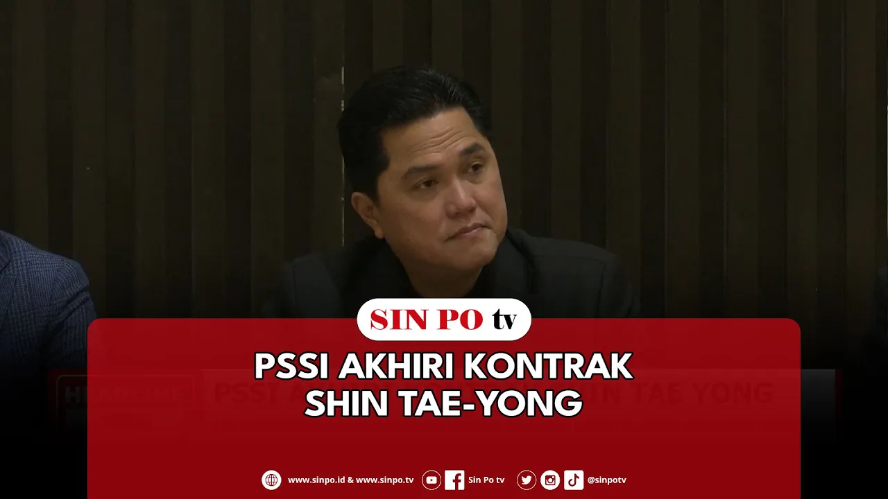 PSSI Akhiri Kontrak Shin Tae-Yong