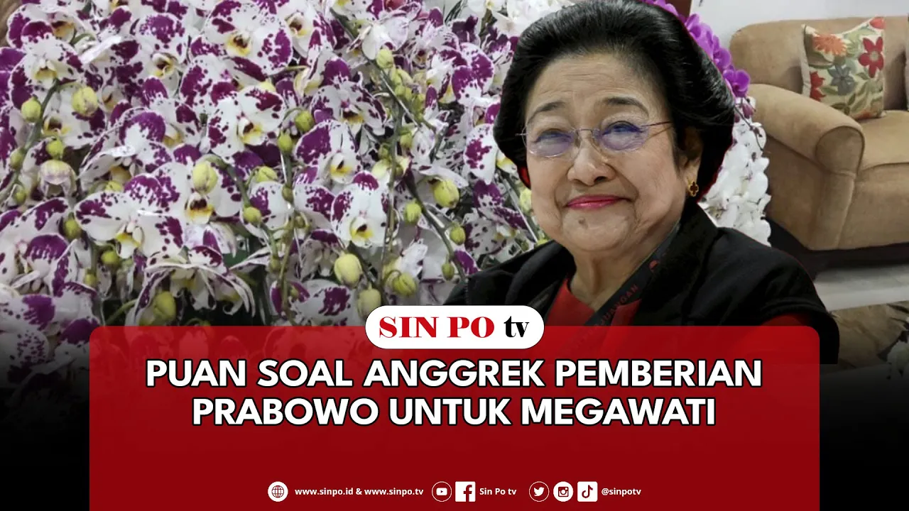 Puan Soal Anggrek Pemberian Prabowo Untuk Megawati