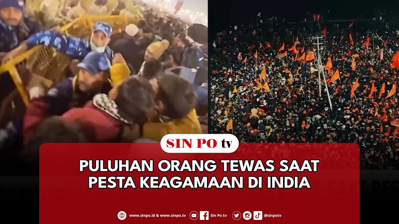 Puluhan Orang Tewas Saat Pesta Keagamaan Di India