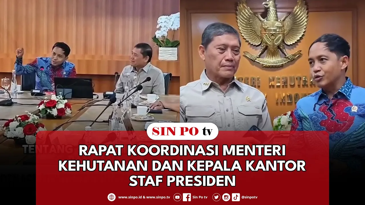 Rapat Koordinasi Menteri Kehutanan Dan Kepala Kantor Staf Presiden