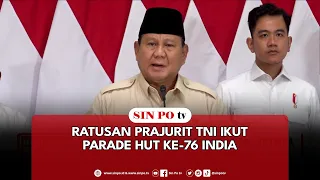 Ratusan Prajurit TNI Ikut Parade Hut Ke-76 India