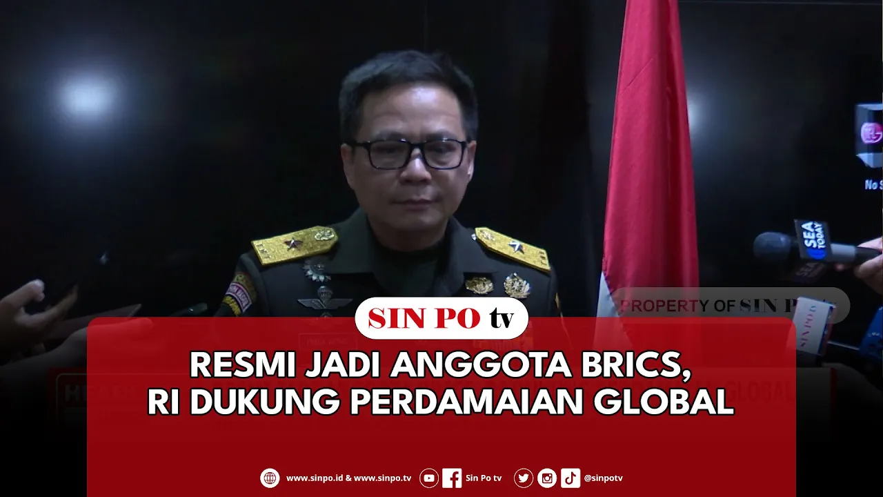 Resmi Jadi Anggota BRICS, RI Dukung Perdamaian Global