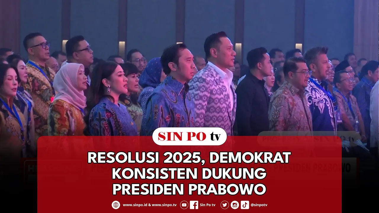 Resolusi 2025, Demokrat Konsisten Dukung Presiden Prabowo