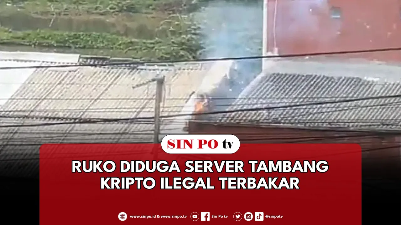 Ruko Diduga Server Tambang Kripto Ilegal Terbakar