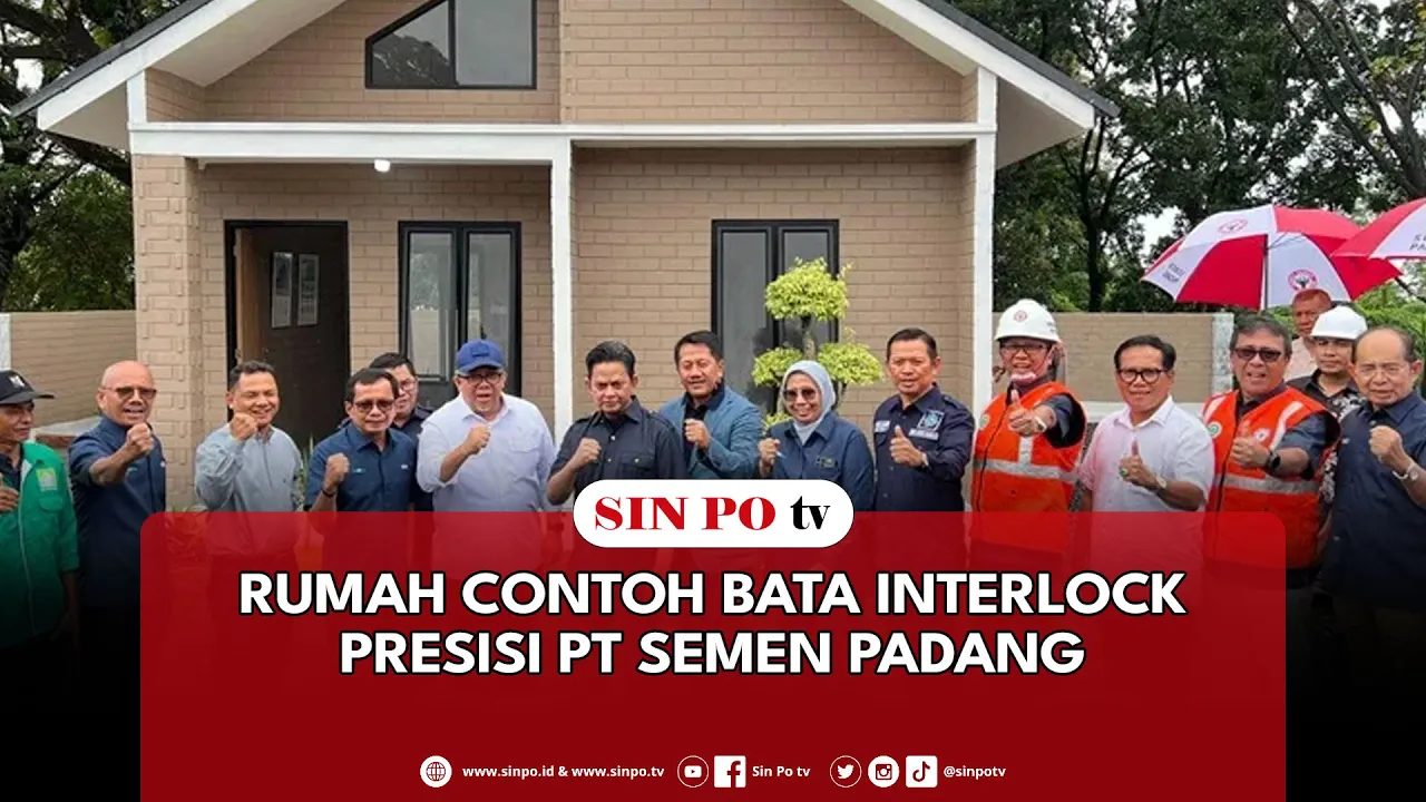 Rumah Contoh Bata Interlock Presisi PT Semen Padang