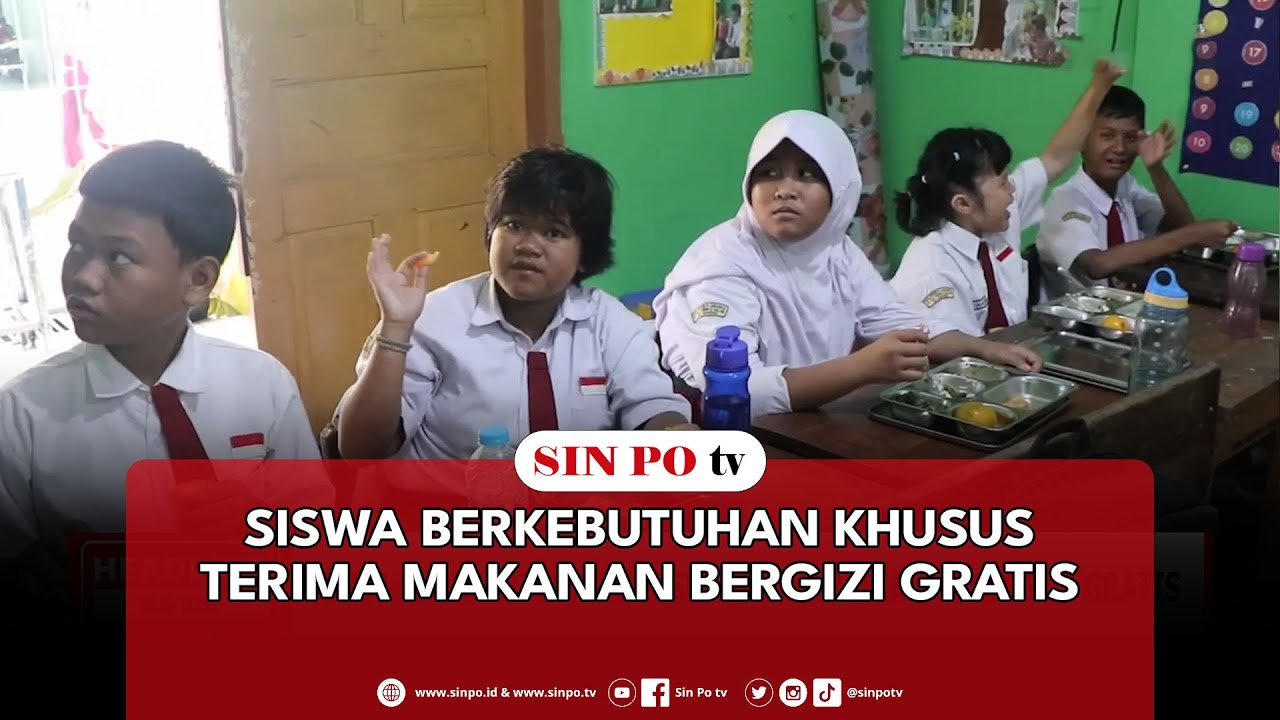 Siswa Berkebutuhan Khusus Terima Makanan Bergizi Gratis