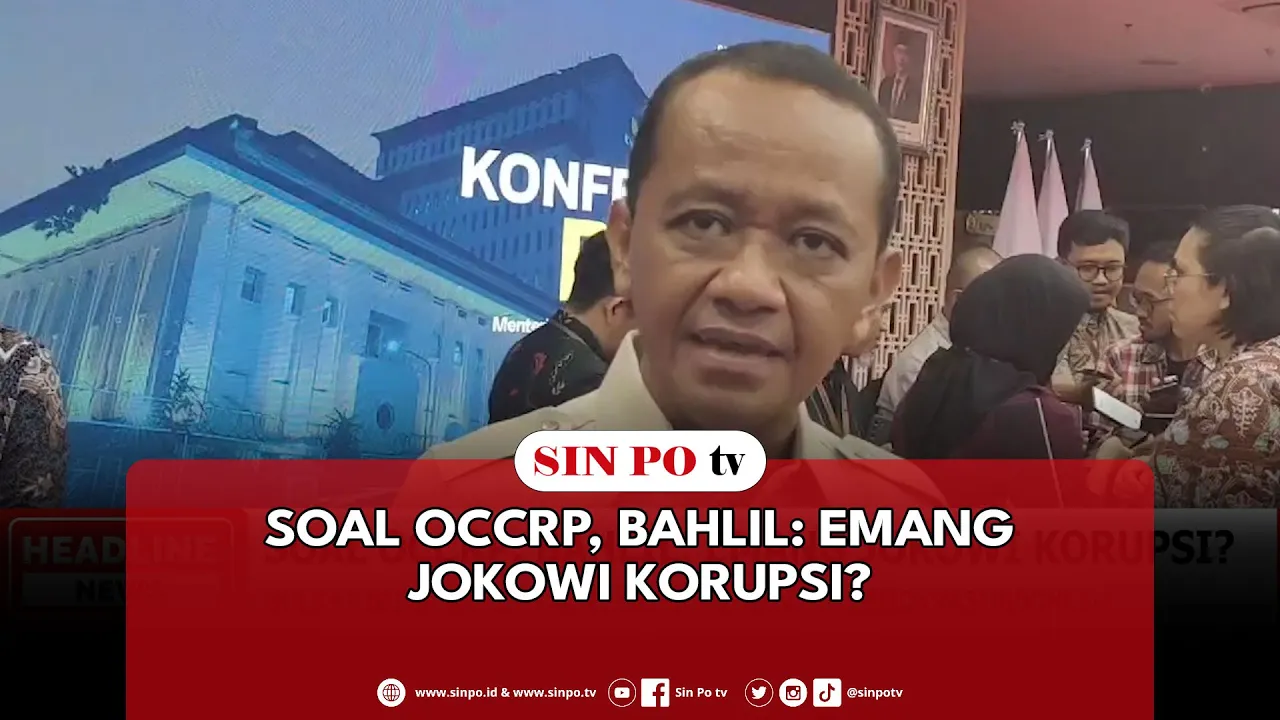 Soal OCCRP, Bahlil: Emang Jokowi Korupsi?