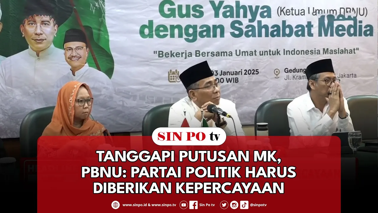 Tanggapi Putusan MK, PBNU: Partai Politik Harus Diberikan Kepercayaan