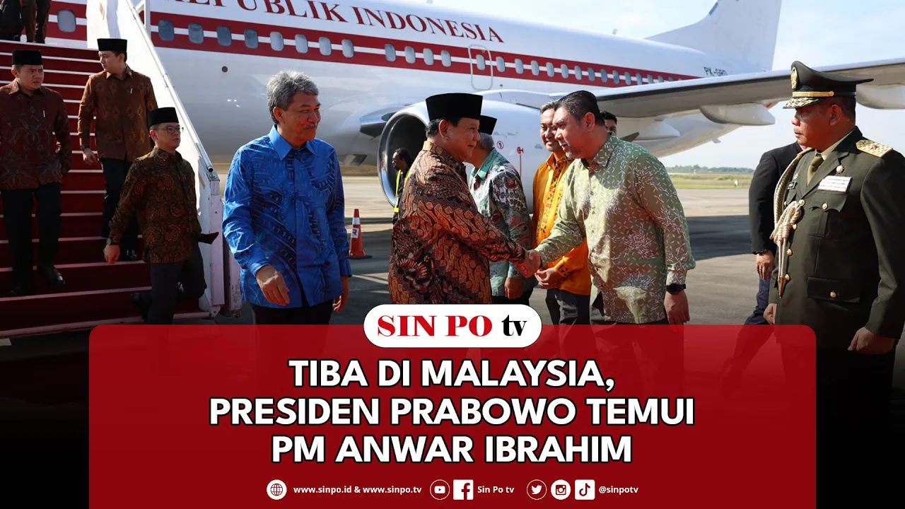 Tiba Di Malaysia, Presiden Prabowo Temui PM Anwar Ibrahim