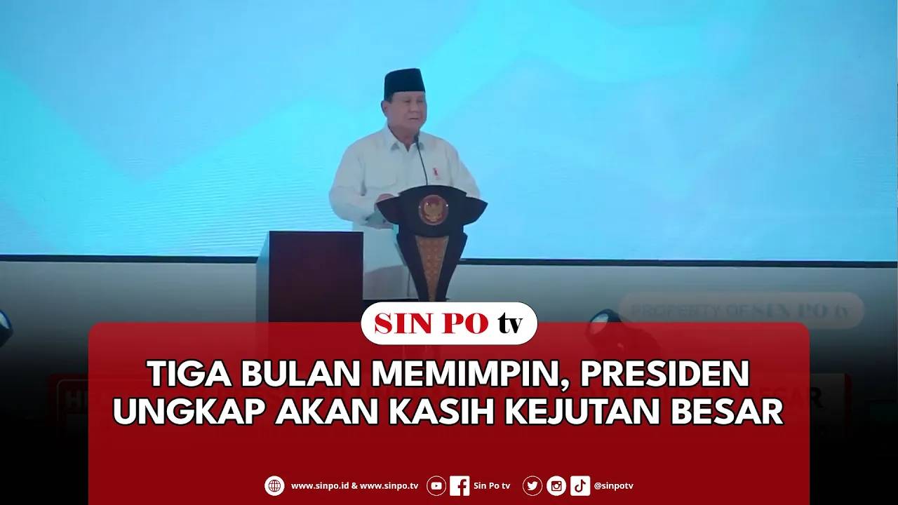 Tiga Bulan Memimpin, Presiden Ungkap Akan Kasih Kejutan Besar