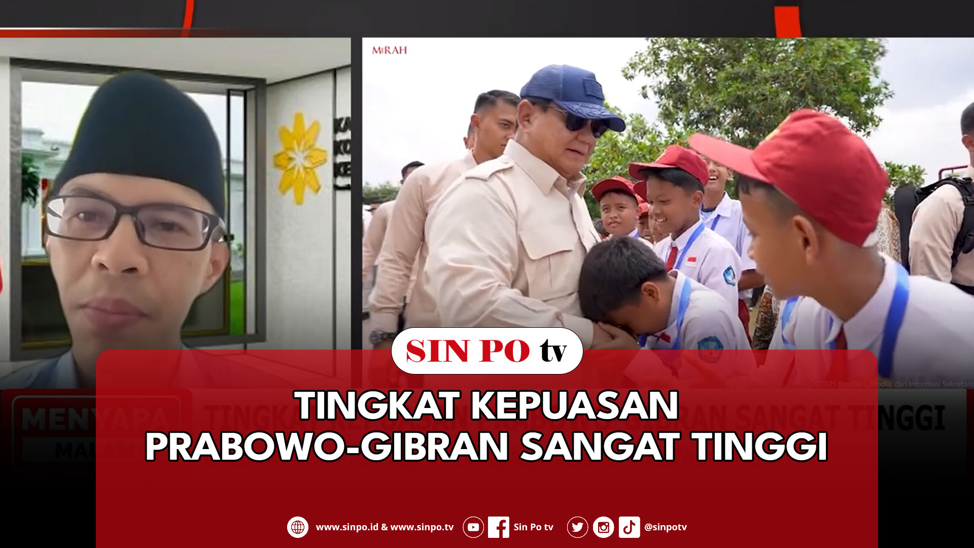 Tingkat Kepuasan Prabowo-Gibran Sangat Tinggi