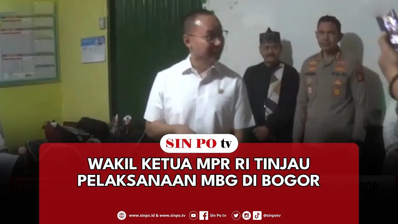 Wakil Ketua MPR RI Tinjau Pelaksanaan MBG Di Bogor